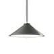 preview thumbnail 8 of 64, Justice Design Group Flare 1-Light Pendant Black Cord/Pewter Green/Brushed Nickel