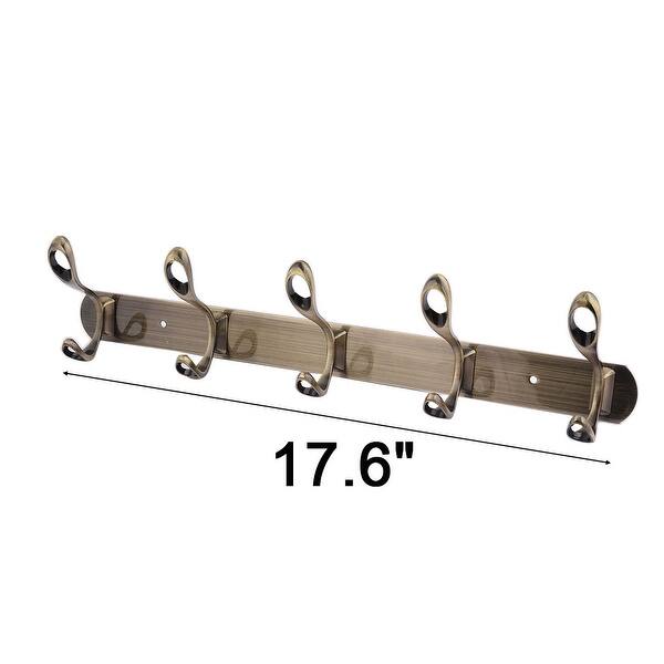 Shop Home Bathroom Stainless Steel 5 Hooks Design Wall Mounted