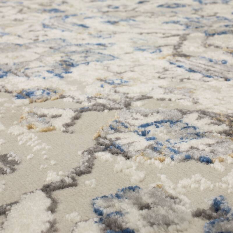 Mohawk Home Mizani Floral Ornamental Woven Area Rug