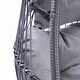 preview thumbnail 6 of 13, Outdoor Patio Wicker Folding Hanging Egg Chair, Swing Hammock with Cushion, Pillow