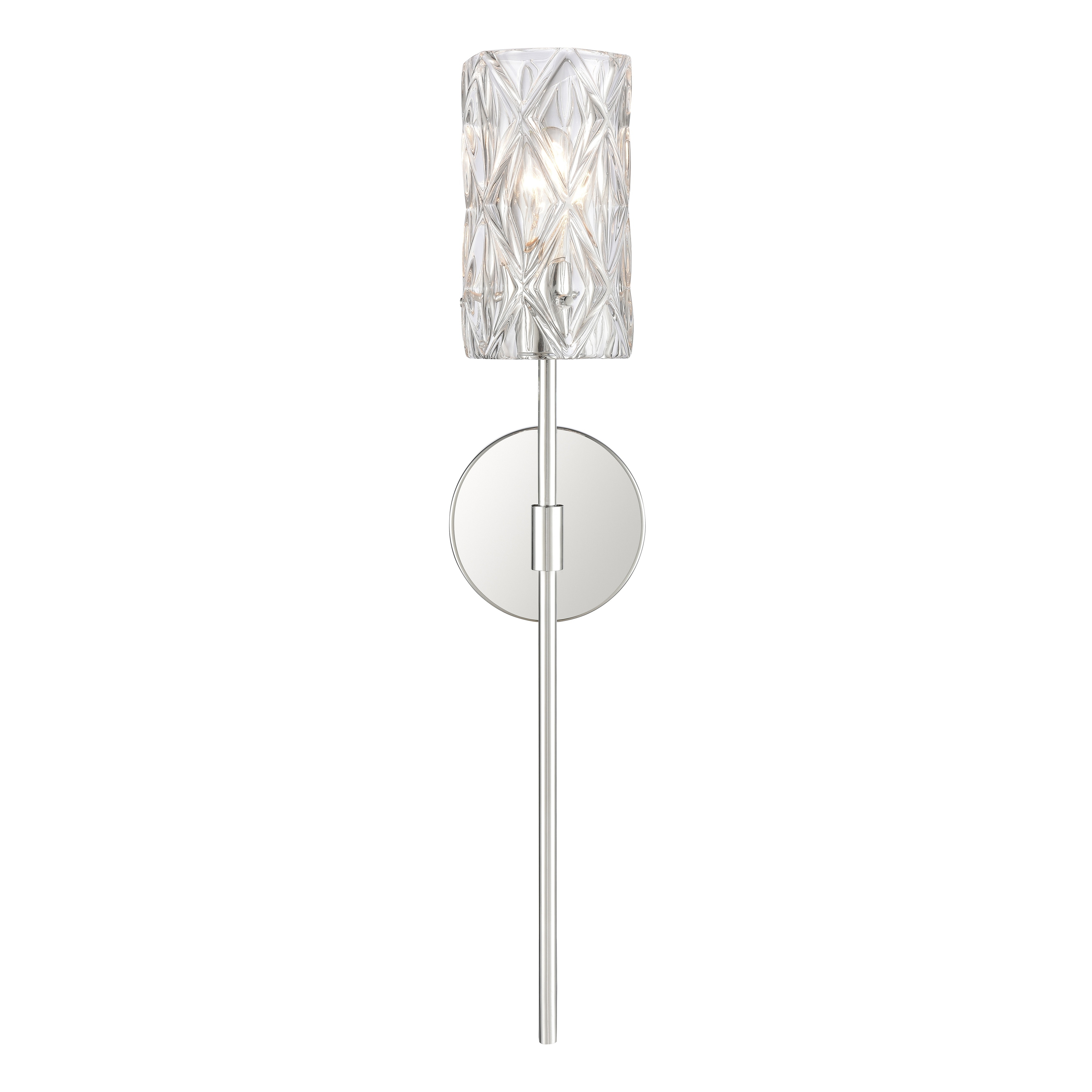 Elk Home Formade Crystal Polished Chrome With Crystal 1 Light Sconce