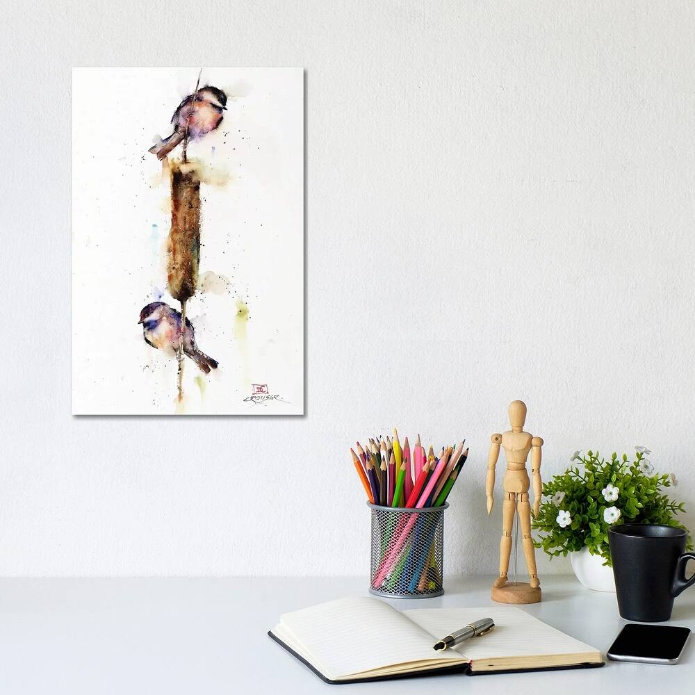 iCanvas "Cattail Conversation II" by Dean Crouser Canvas Print