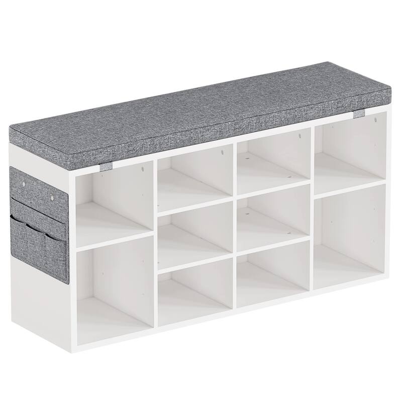 Shoe Storage Bench with Cushion