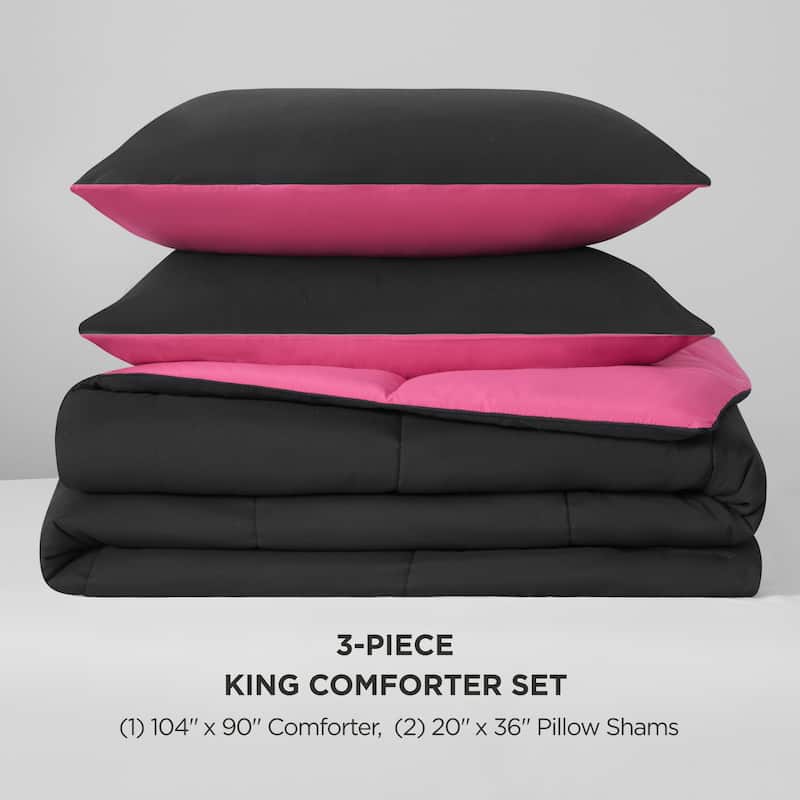 Juicy Couture Box Stitch Reversible Comforter Sets