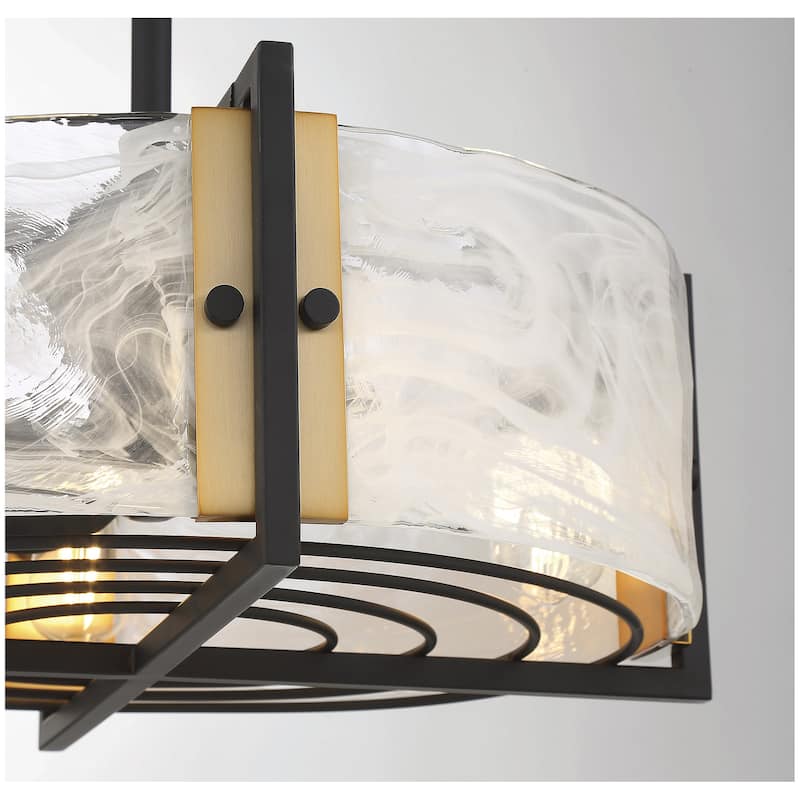 Savoy House 24-FD-1698 Hayward 4 Light 23" Wide LED Drum Chandelier