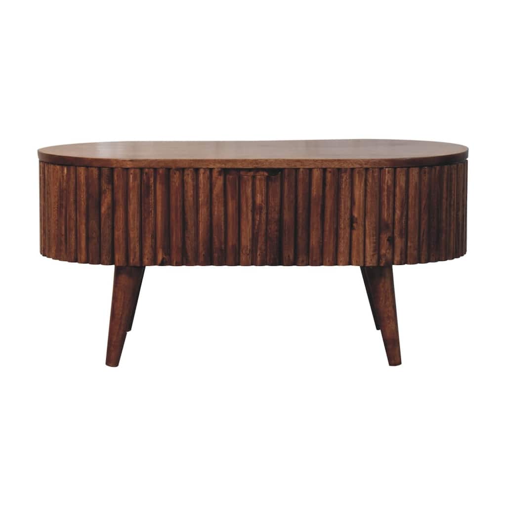 Artisan Furniture Solid Wood Honey Caramel Mokka Coffee Table