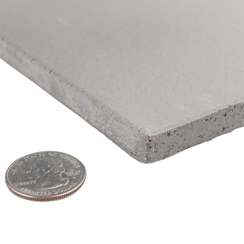 Merola Tile Quarry Grey 5-7/8" x 5-7/8" Ceramic Floor and Wall Tile