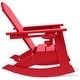 preview thumbnail 4 of 73, Laguna Kids Outdoor Poly Adirondack Rocking Chair with Cup Holder (Set of 2)