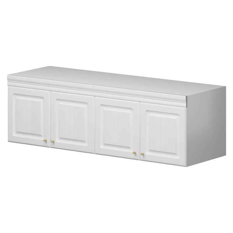 63"W Top Cabinet Maximize Closet Space Overhead Wardrobe Storage Unit