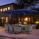 preview thumbnail 21 of 37, Costway 11 PCS Patio Dining Set with 15 ft Double-Sided Patio Umbrella - See Details