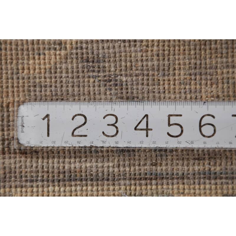 Hand Knotted Oriental 100% Wool Carpet Transitional All-Over Beige & Ivories Oushak Area Rug - 12' 1'' X 9' 1''