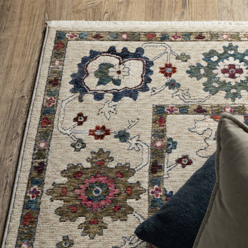 Style Haven Henretta Global Persian Inspired Fringe Edge Area Rug