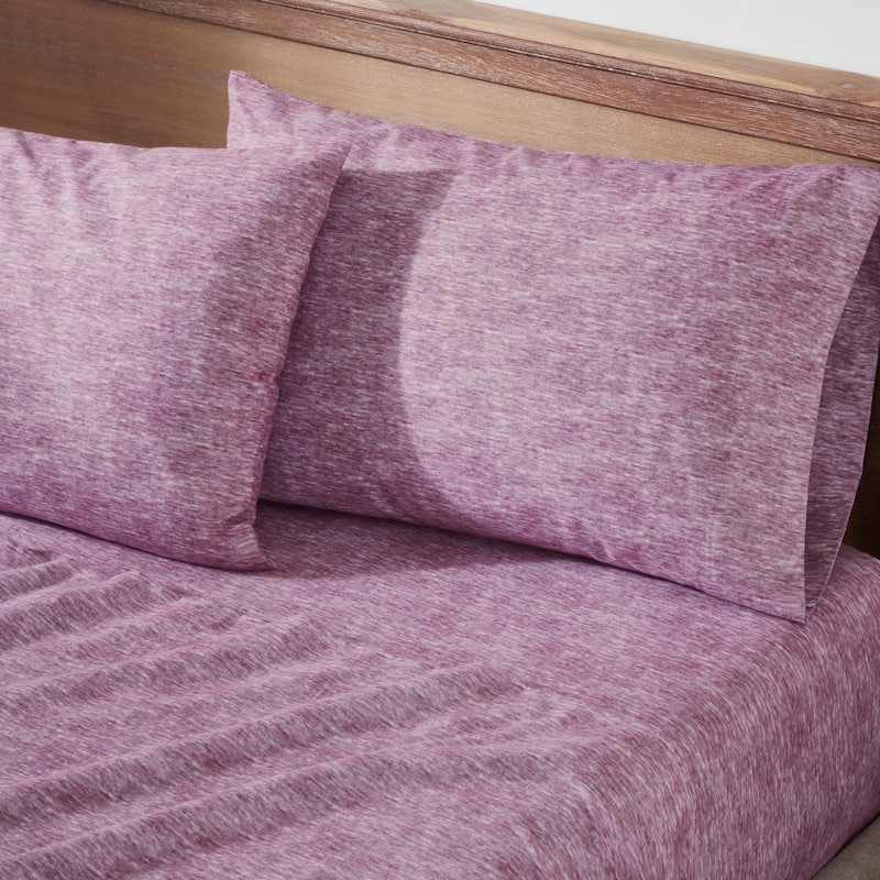 Superior Melange Flannel Cotton Pillowcases, Set of 2