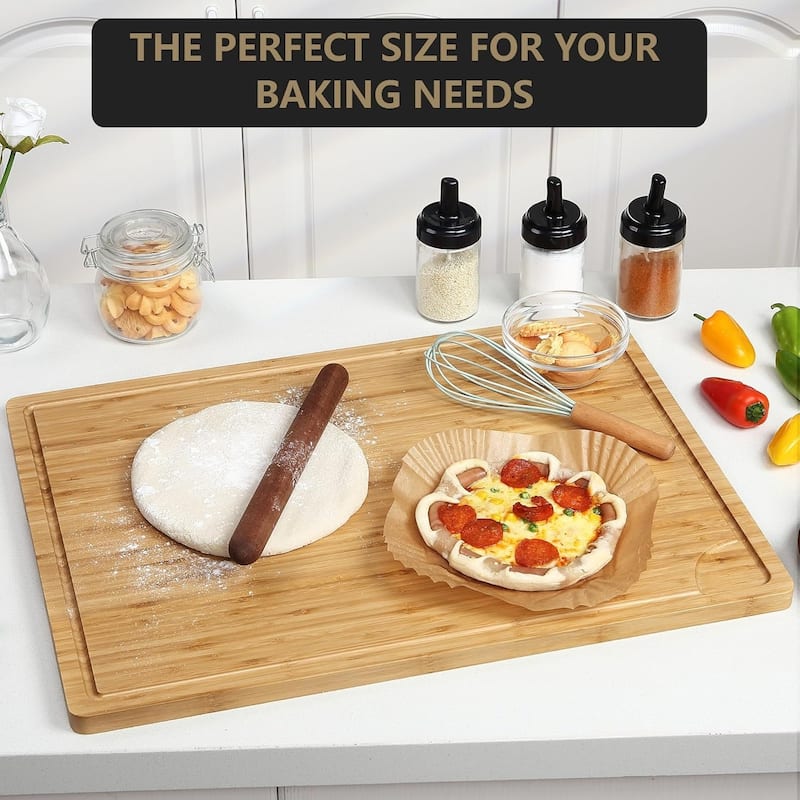 24-in L X 18-in W Wood Cutting Board Primary Color - 24-in L X 18-in W