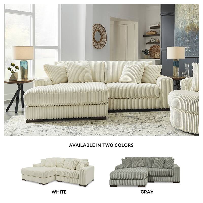 Signature Design by Ashley Lindyn 2-Piece Sectional with Chaise - 102"W x 70"D x 38"H