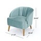 preview thumbnail 20 of 49, Roomfitters Modern Velvet Accent Chair, Upholstered Barrel Chair with Wooden Legs