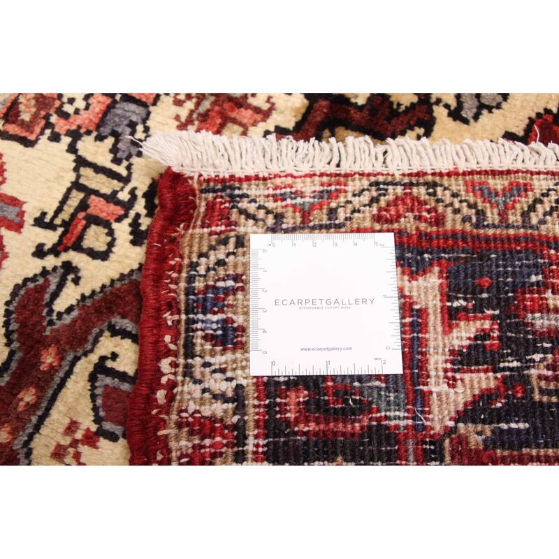 ECARPETGALLERY Hand-knotted Sarabi Dark Red Wool Rug - 8'7 x 10'10