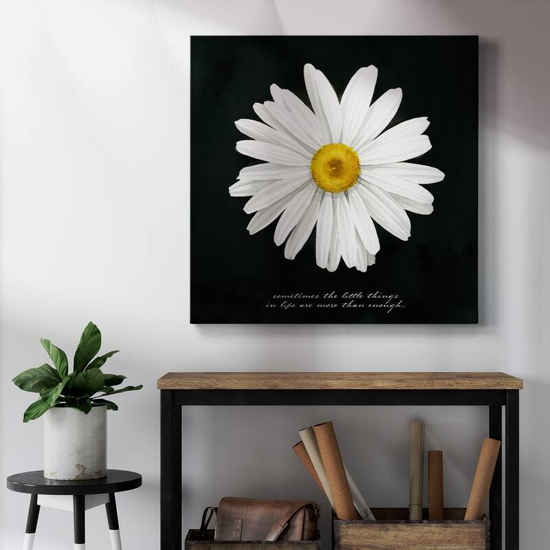 Delicate Daisy I-Premium Gallery Wrapped Canvas - Ready to Hang