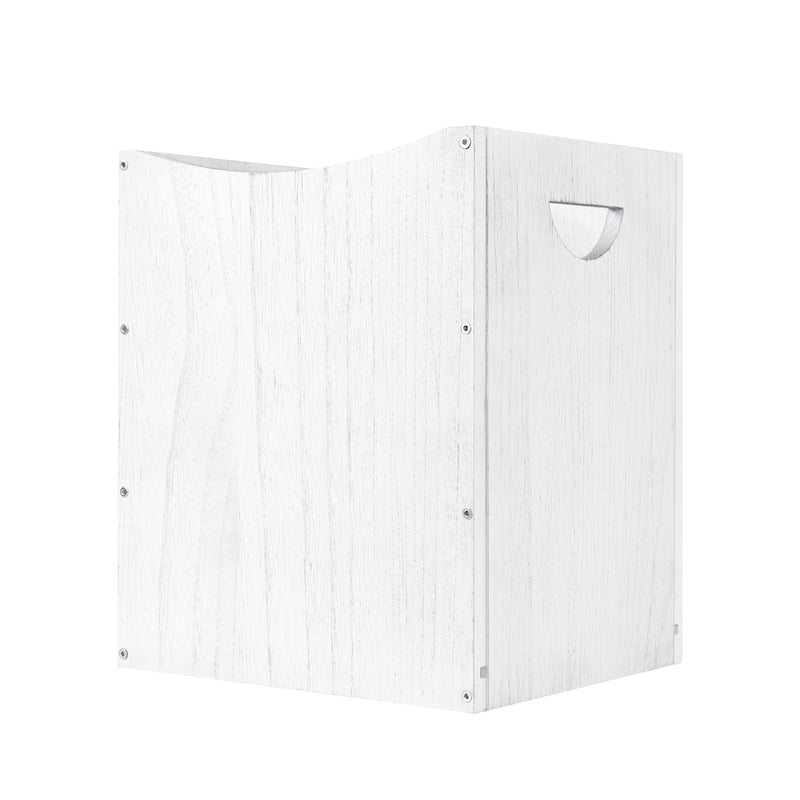 Wood Trash Can 5.3 Gallon - Grey - 1 PCS