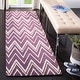 preview thumbnail 120 of 122, SAFAVIEH Handmade Cambridge Tinnie Modern Moroccan Wool Rug 2'6" x 8' Runner - Purple/Ivory - Runner