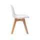 preview thumbnail 38 of 43, Porthos Home Brynn Kids Chair, Plastic Shell With Seat Cushion, Beech Wood Legs