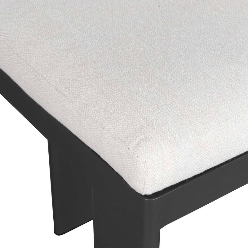 Uttermost Bolster Back Outdoor Stool