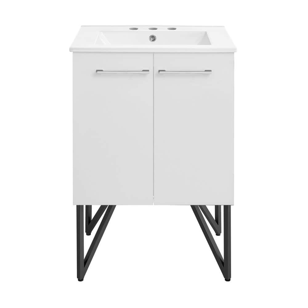Swiss Madison SM-BV212-3 Annecy 24" Free Standing Single Basin Vanity