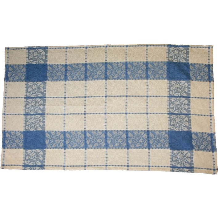 Luxurious Floral Jacquard Cotton Tablecloth Collection - Towel