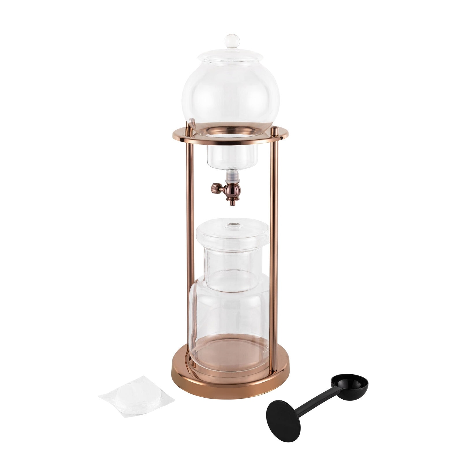 600ml Glass Cold Brew Coffee Maker Ice Drip Tower