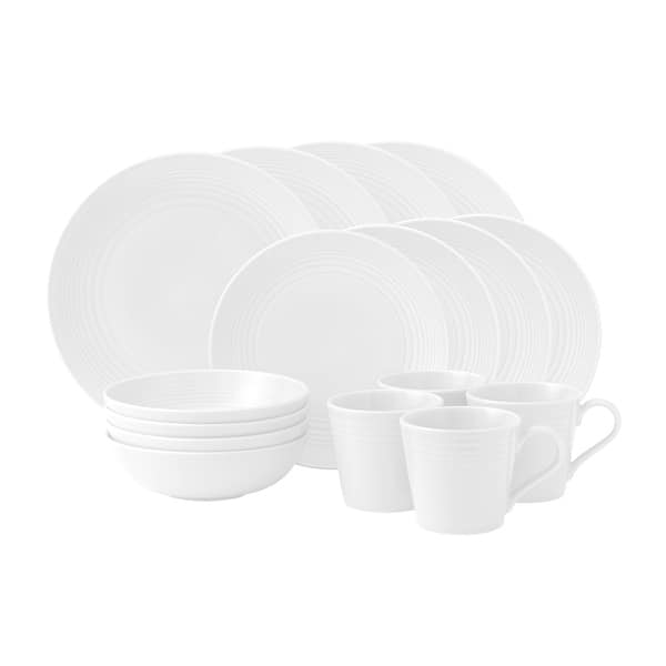 slide 2 of 43, Royal Doulton Exclusively for Gordon Ramsay Maze 16-piece Dinnerware Set White