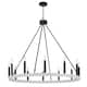 The Gray Barn Highclere 12-light Wagon Wheel Chandelier - 40"x40"x35.93"