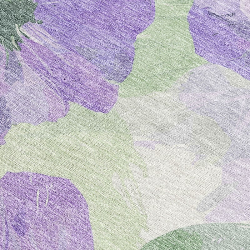 HomeRoots Floral Transitional Rectangle Outdoor Rug