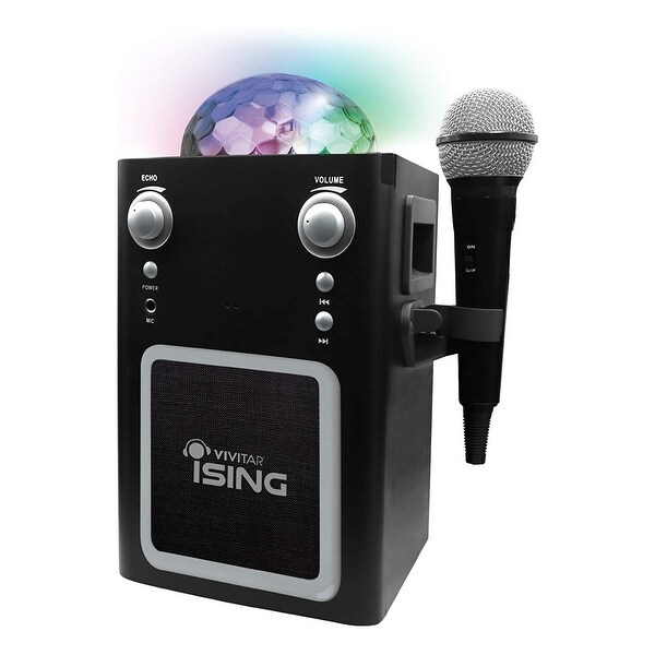 Vvitar iSING Bluetooth Disco Ball Karaoke With Mic. Opens flyout.