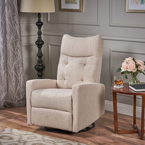 Woodglen Swivel/Glider Push Back Nursery Recliner by Christopher Knight Home