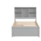 preview thumbnail 23 of 41, Twin Size Platform Bed Heavy Duty Wood Platform Bed with Bookcase Headboard and 2 Drawers, Built-in USB Port for Bedroom