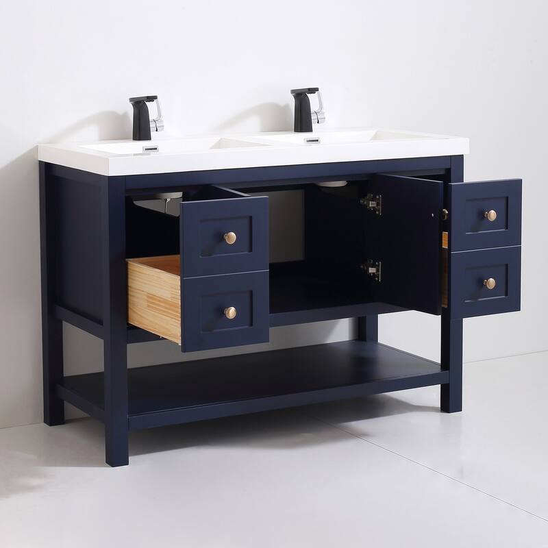 Winslow 48" Double Bathroom Vanity Set - 21D x 48W x 34H