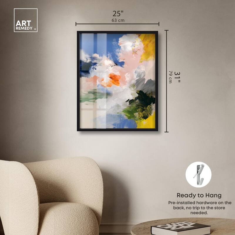 Clouds and Color I Shadowbox by Art Remedy