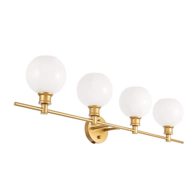 Camille 4-Light Frosted Glass Wall Sconce
