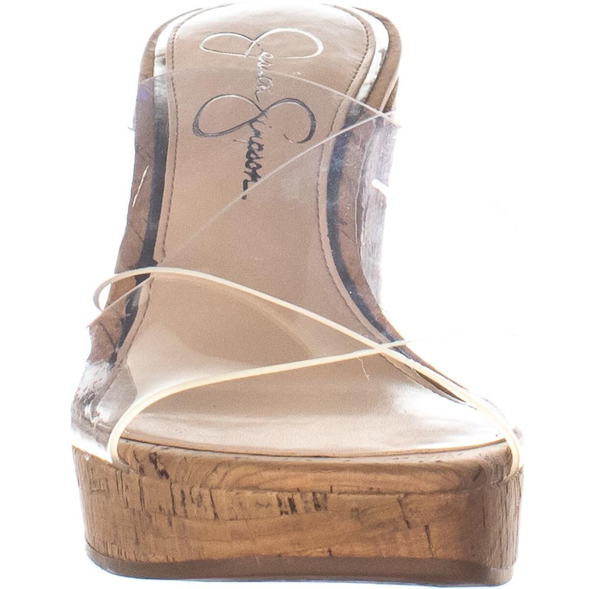 jessica simpson seena wedge clear