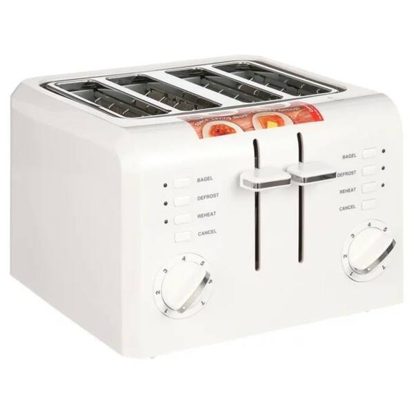 Toasters 4 Slice Compact Plastic Toaster - Bed Bath & Beyond - 37523714