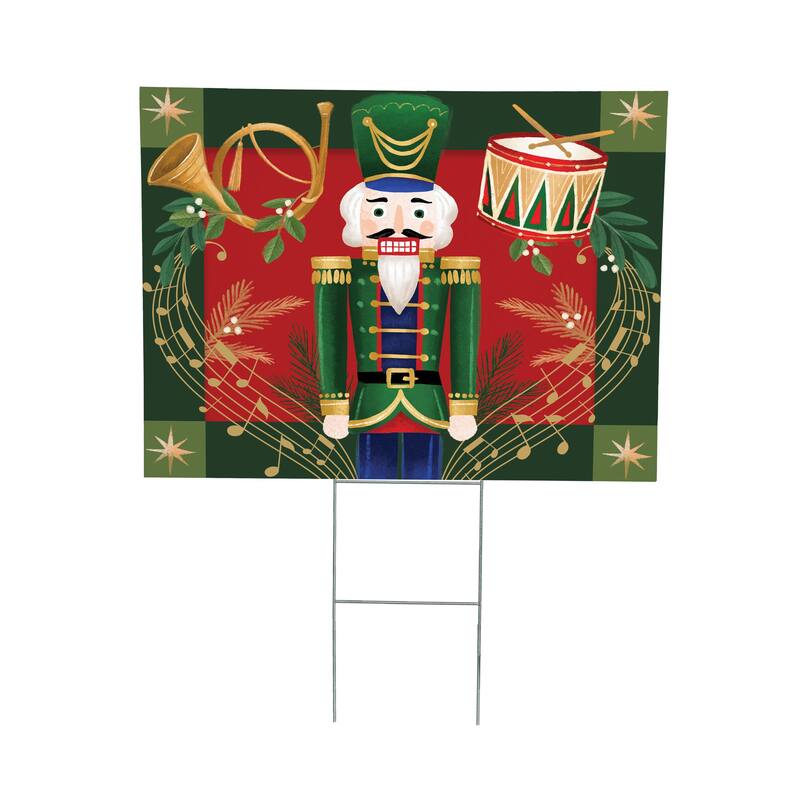 Nutcracker Yard Sign - 24" x 18" - Multicolor