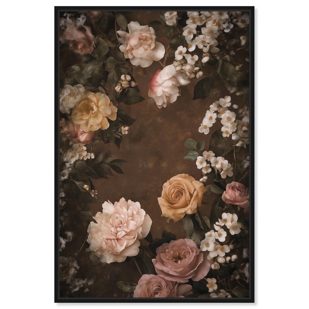 Faded Florals Fable I Canvas by Art Remedy