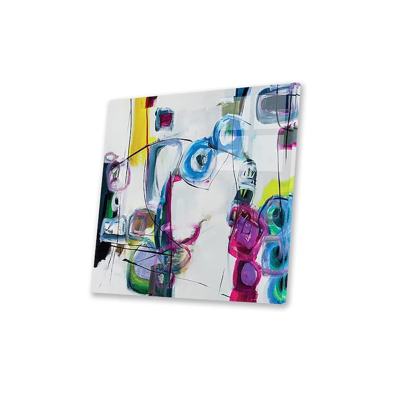 Mardi Gras Print On Acrylic Glass by Jane M. Robinson