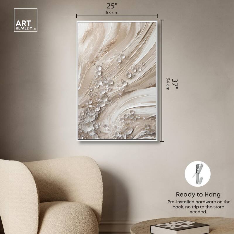 Viscous Veils III Canvas by Art Remedy