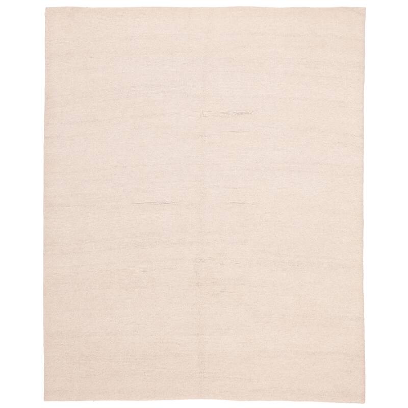 ECARPETGALLERY Hand-knotted Looma Light Grey Wool Rug - 8'2 x 9'9