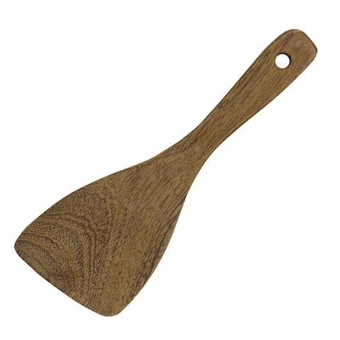 8.7" Wood Turner Spatula Heat Resistant Non-Sticky Seamless Cookware - 8.7" x 3.1"(L*W)