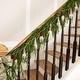 preview thumbnail 3 of 3, Plush Mini Gnomes with Knitted Hats Christmas Garland - 4.25'