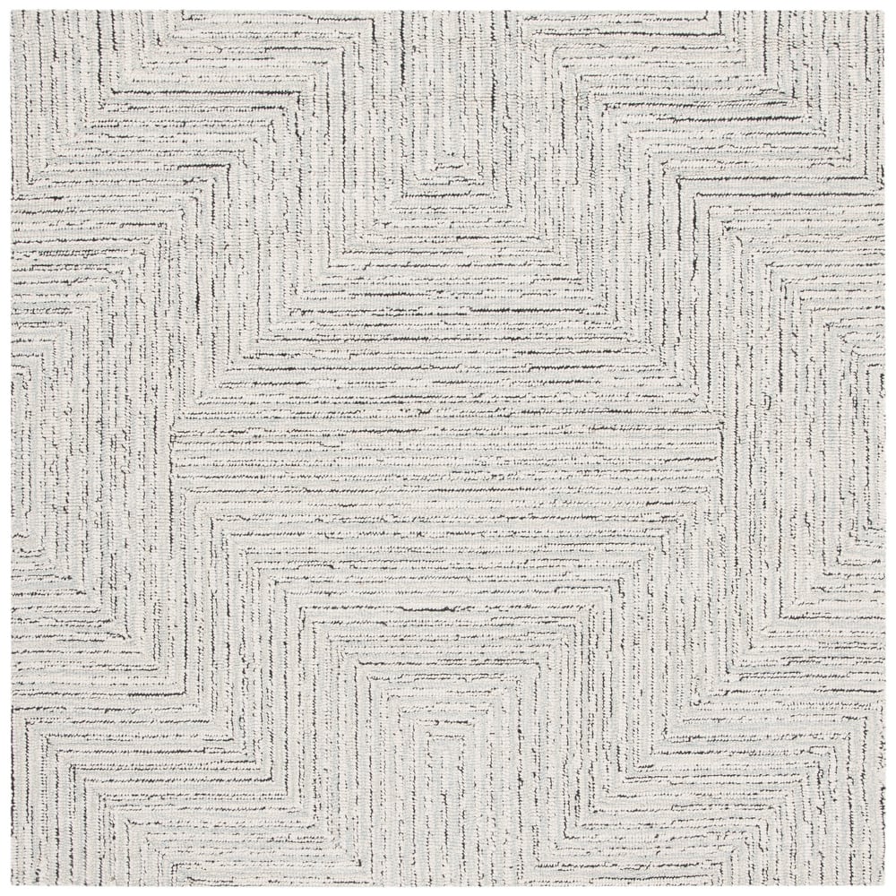 SAFAVIEH Handmade Micro-Loop Nausica Modern Wool Rug