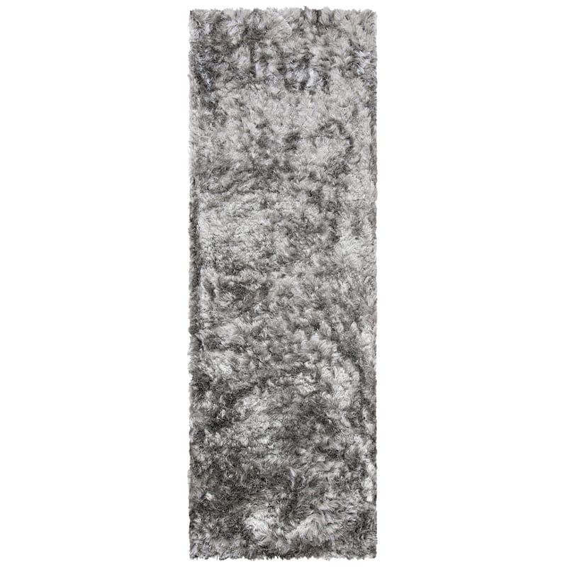 SAFAVIEH Handmade Ocean Shag Lyse Glam 2.5-inch Thick Rug