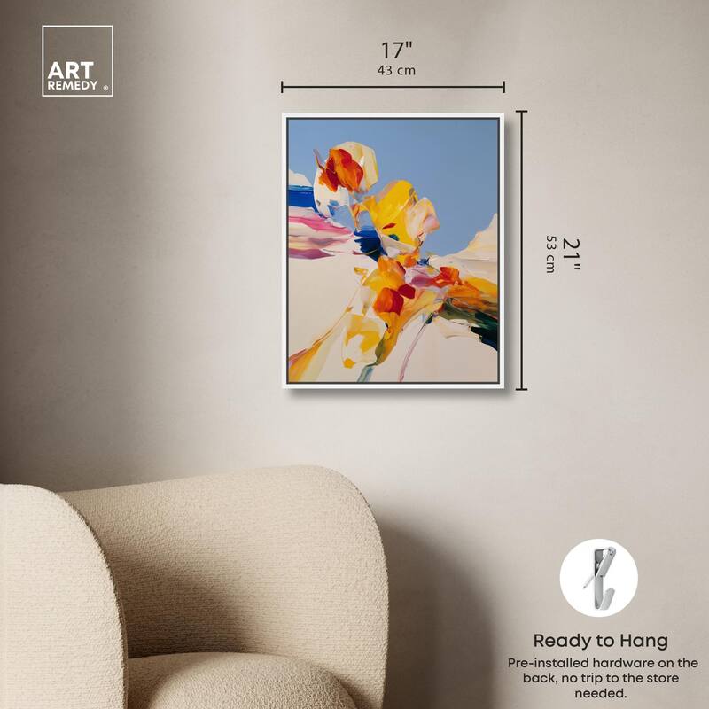 Flippant Bloom II Canvas by Art Remedy